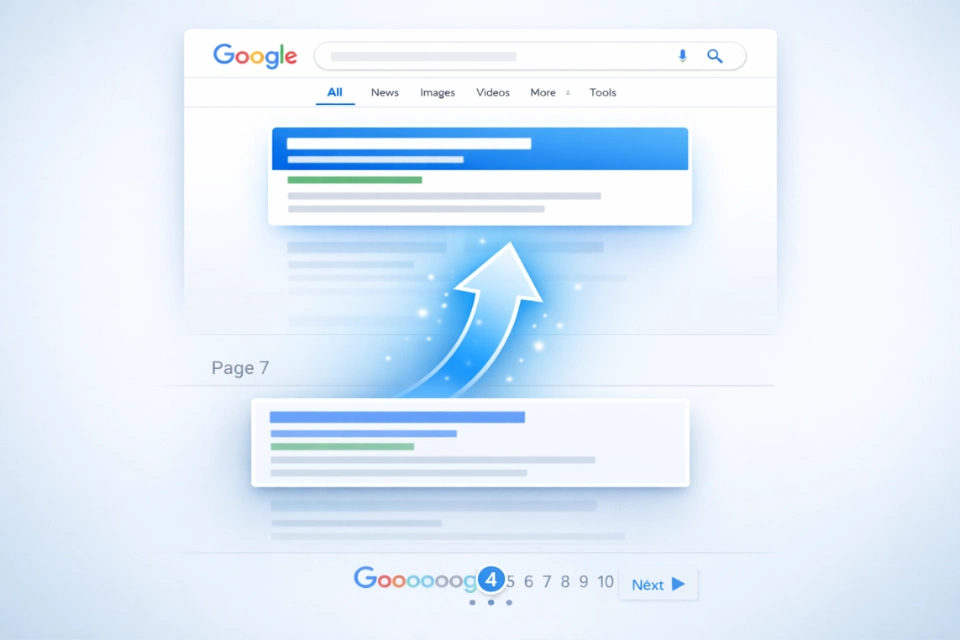 From Page 7 to Page 1: The Strategy That Turns Rankings into Revenue