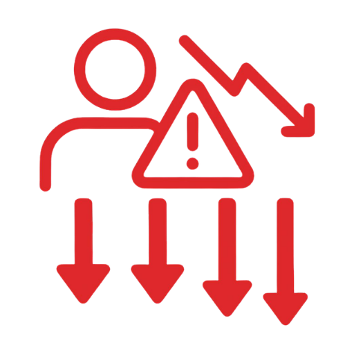 Low Followers & Engagement icon - Instagram Marketing Company in Amritsar
