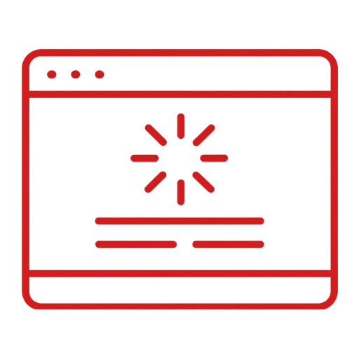 Outdated or slow-loading hotel websites icon - Digital Marketing Company for Hotels in Amritsar
