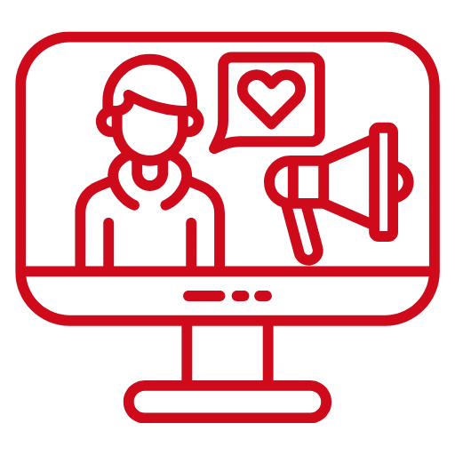 Personal Brands and Influencers icon - Social Media Marketing Company in Amritsar