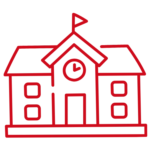 Schools & K-12 Institutions icon - Digital Marketing Company for Educational Institutions in Amritsar